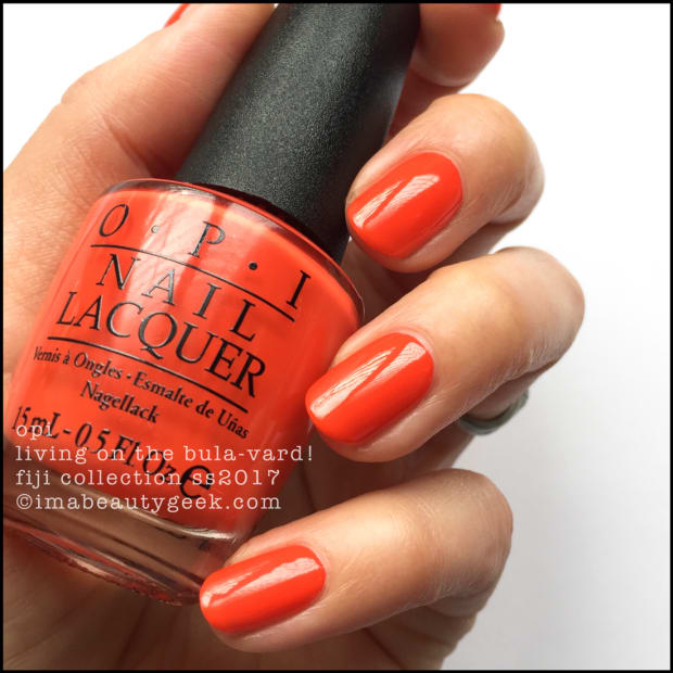 Living on the Bula-vard (OPI Nail Polish)