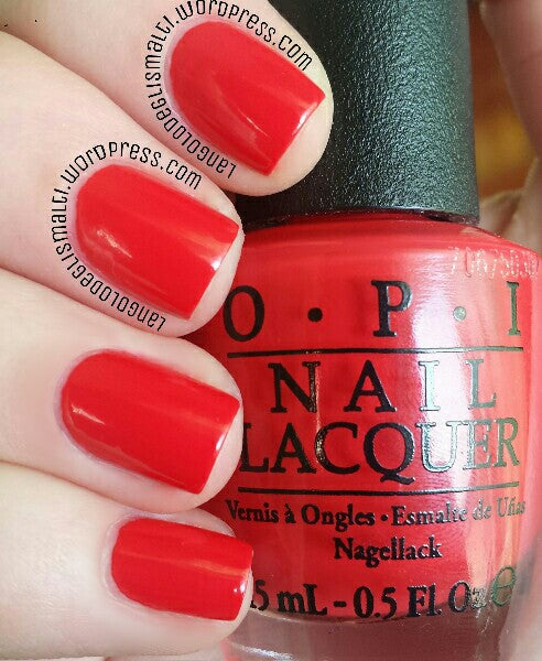 Red My Fortune Cookie (OPI Nail Polish)