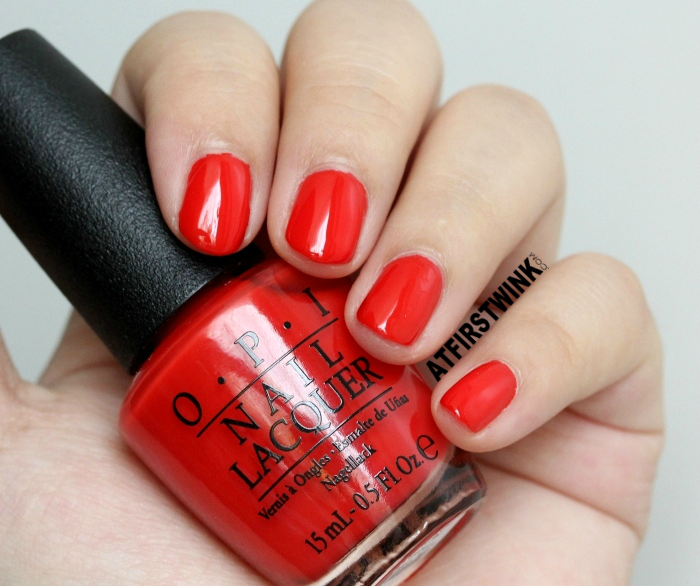 I Stop for Red (OPI Nail Polish)