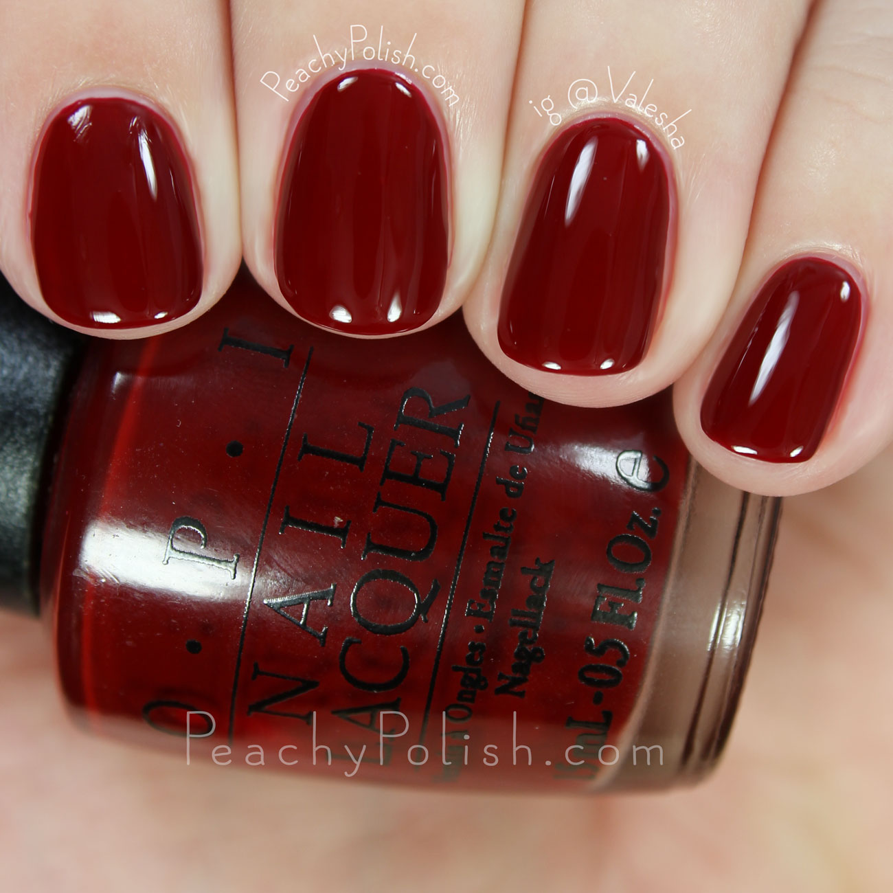 Got The Blues For Red (OPI Nail Polish)