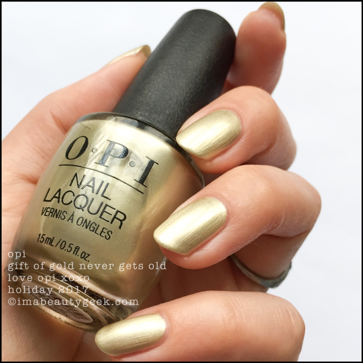 Gift of Gold Never Gets Old (OPI Nail Polish)