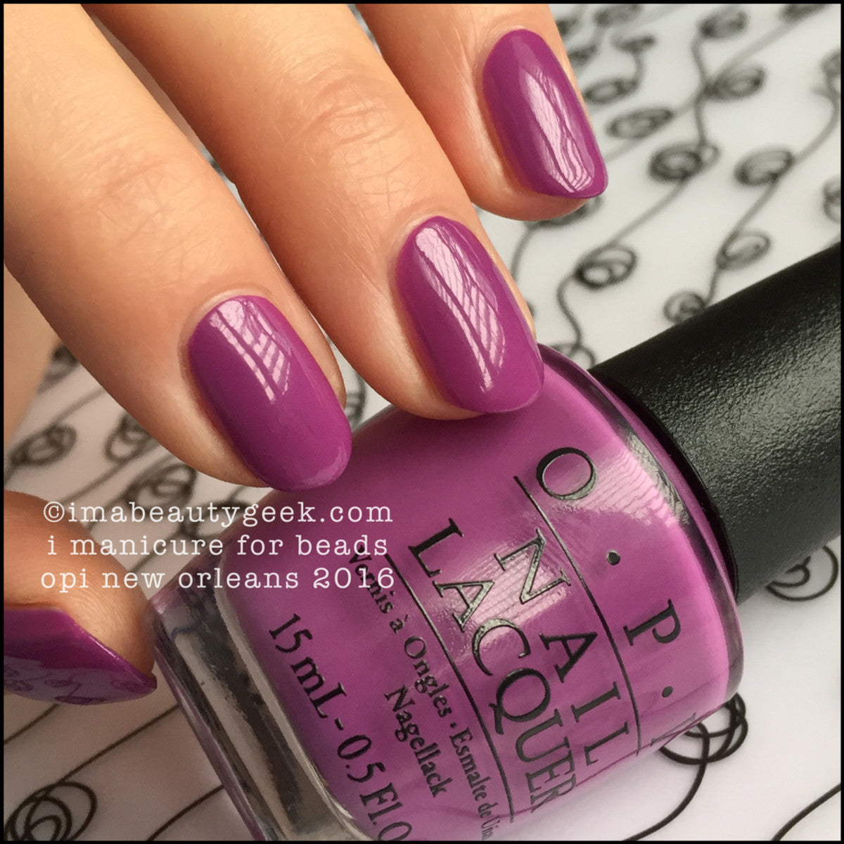 I Manicure For Beads (OPI Nail Polish)