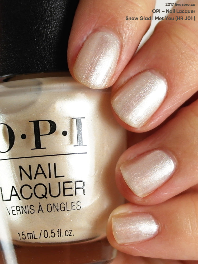 Snow Glad I Met You (OPI Nail Polish)