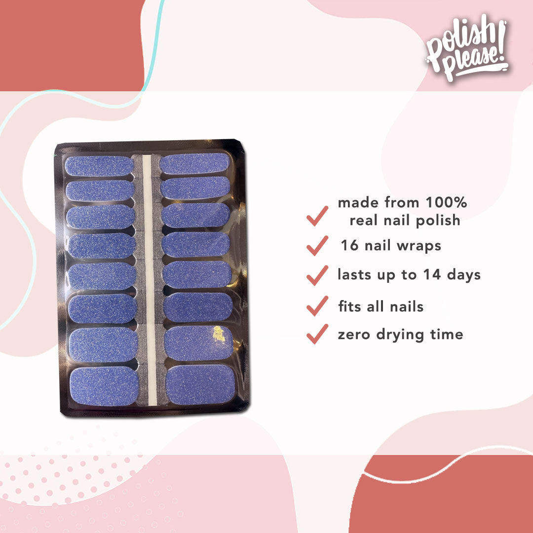 TIPSY NAIL WRAPS by Polish Please - Atlantic