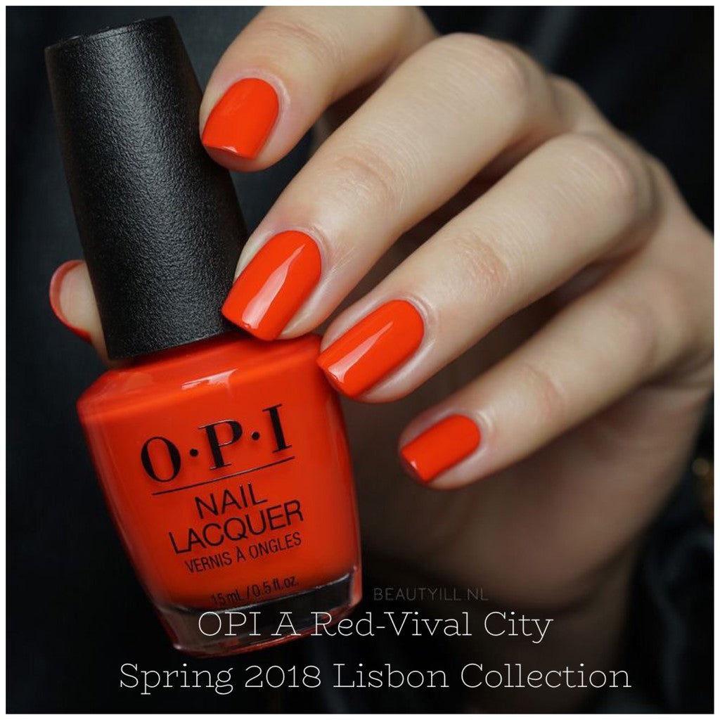 A Red-vival City (OPI Nail Polish)