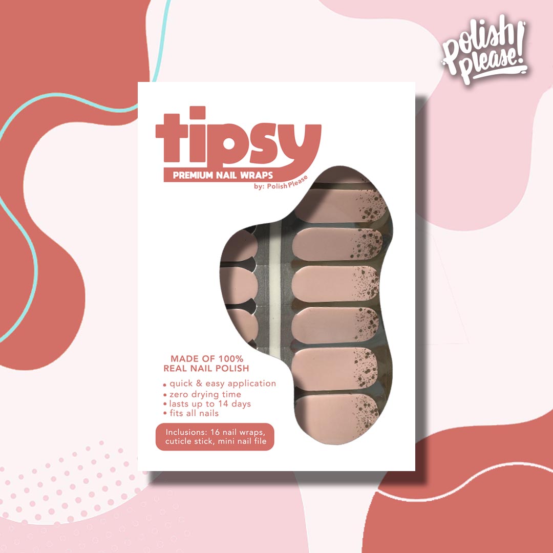 TIPSY NAIL WRAPS by Polish Please - Princess