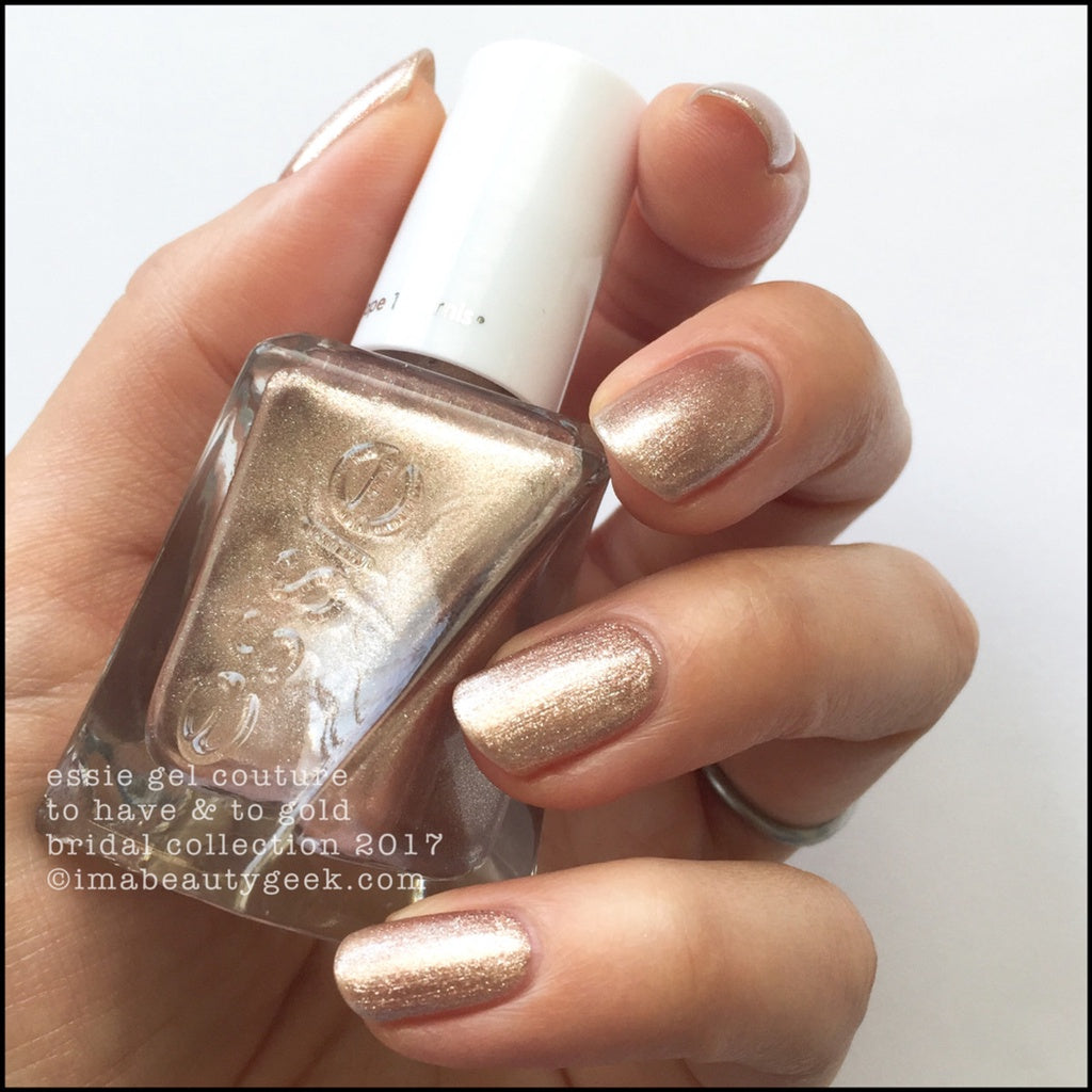 To Have & To Gold (Essie Gel Couture Nail Polish) - 15 ml