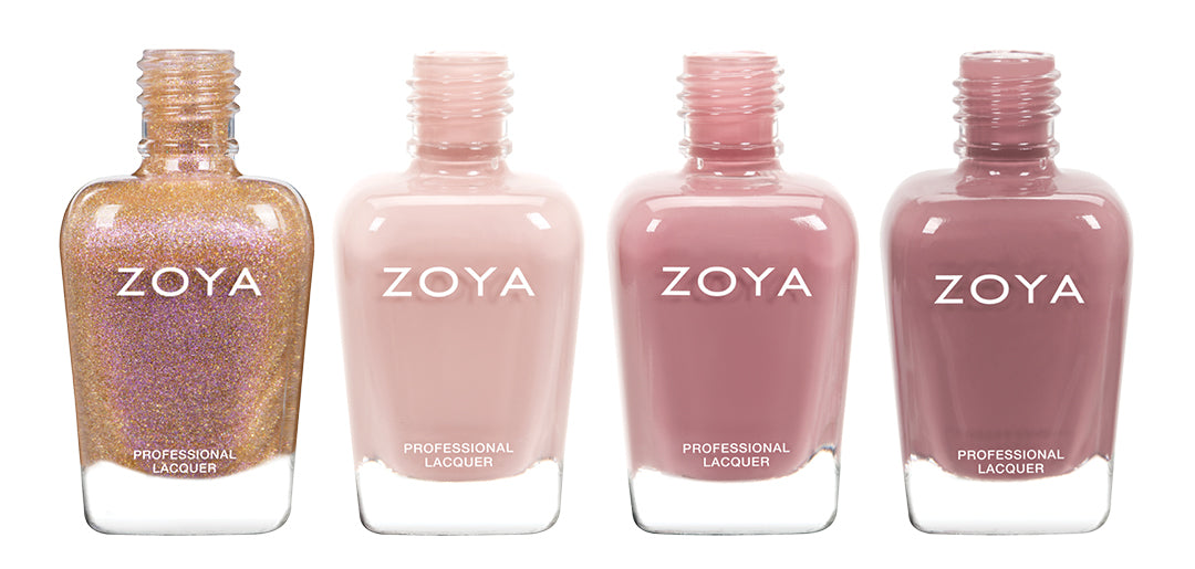 Neutrals Quad Mini Nail Polish Gift Set (Zoya Nail Polish)