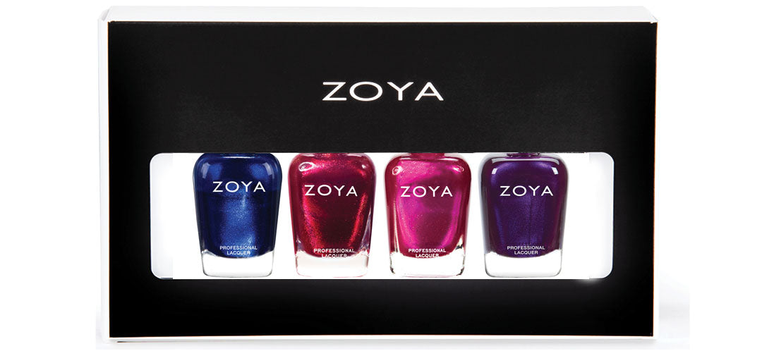 Ribbons Quad Mini Nail Polish Gift Set (Zoya Nail Polish)