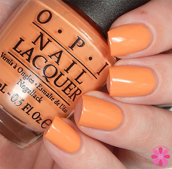 Is Mai Tai Crooked? (OPI Nail Polish)