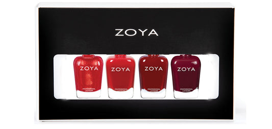 Reds Quad Mini Nail Polish Gift Set (Zoya Nail Polish)