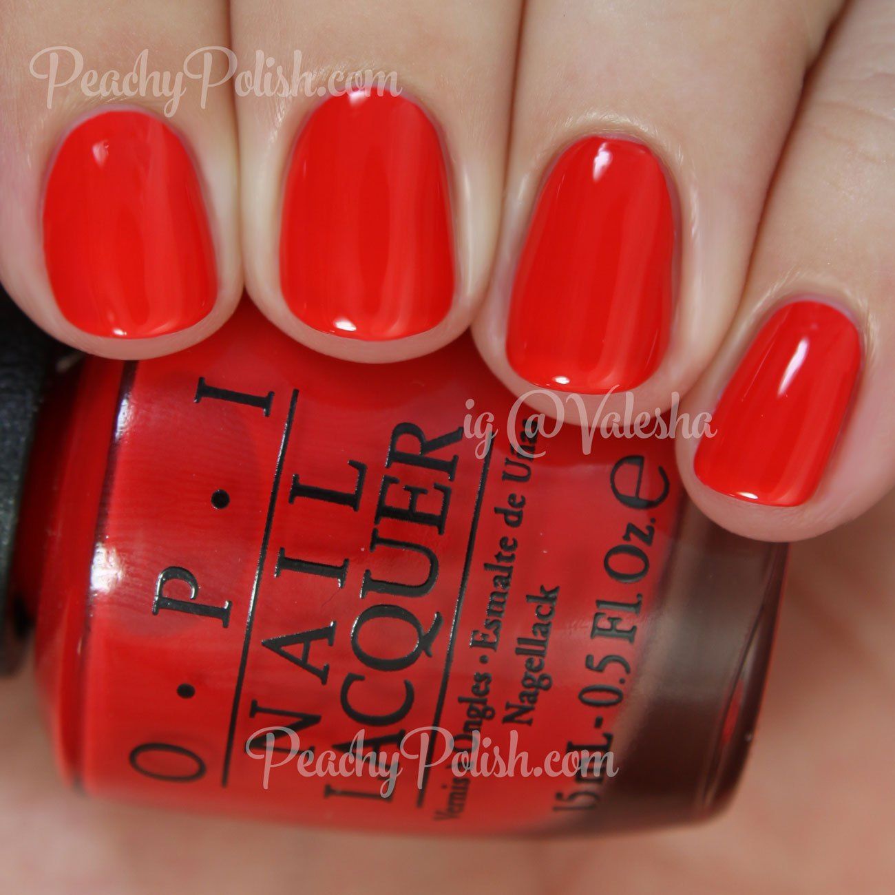 I Stop for Red (OPI Nail Polish)