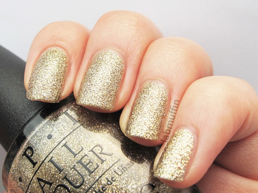 All Sparkly and Gold (OPI Nail Polish)