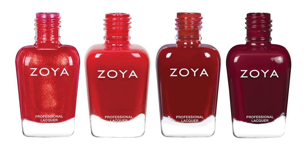 Reds Quad Mini Nail Polish Gift Set (Zoya Nail Polish)