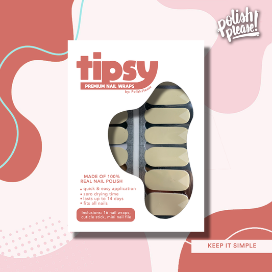 TIPSY NAIL WRAPS by Polish Please - Keep It Simple