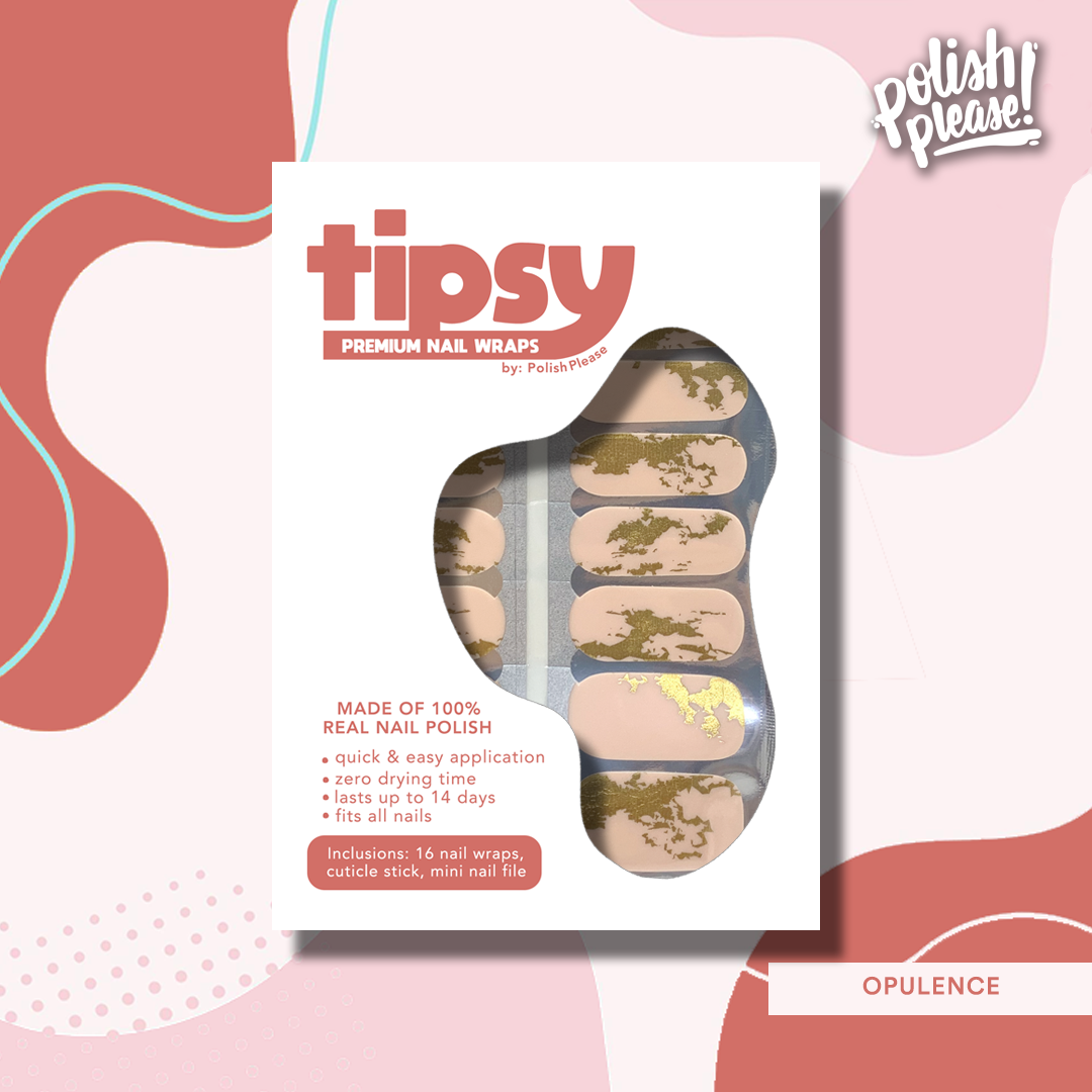 TIPSY NAIL WRAPS by Polish Please - Opulence