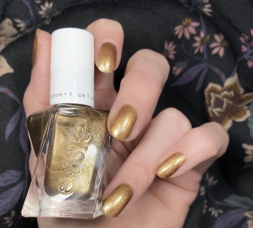 You're Golden (Essie Gel Couture Nail Polish)