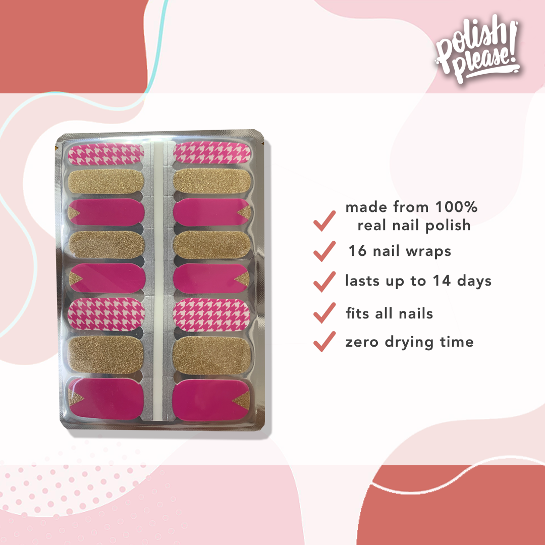 TIPSY NAIL WRAPS by Polish Please - As If!