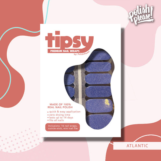 TIPSY NAIL WRAPS by Polish Please - Atlantic