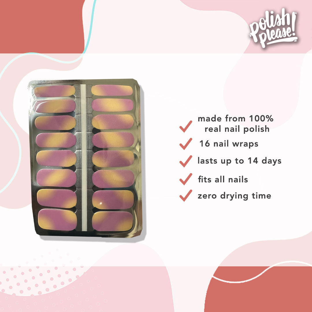 TIPSY NAIL WRAPS by Polish Please - Spectra