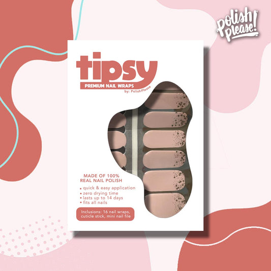 TIPSY NAIL WRAPS by Polish Please - Princess